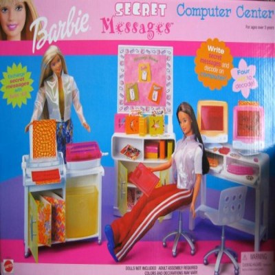 Barbie Secret Messages Computer Center Playset (2000)   